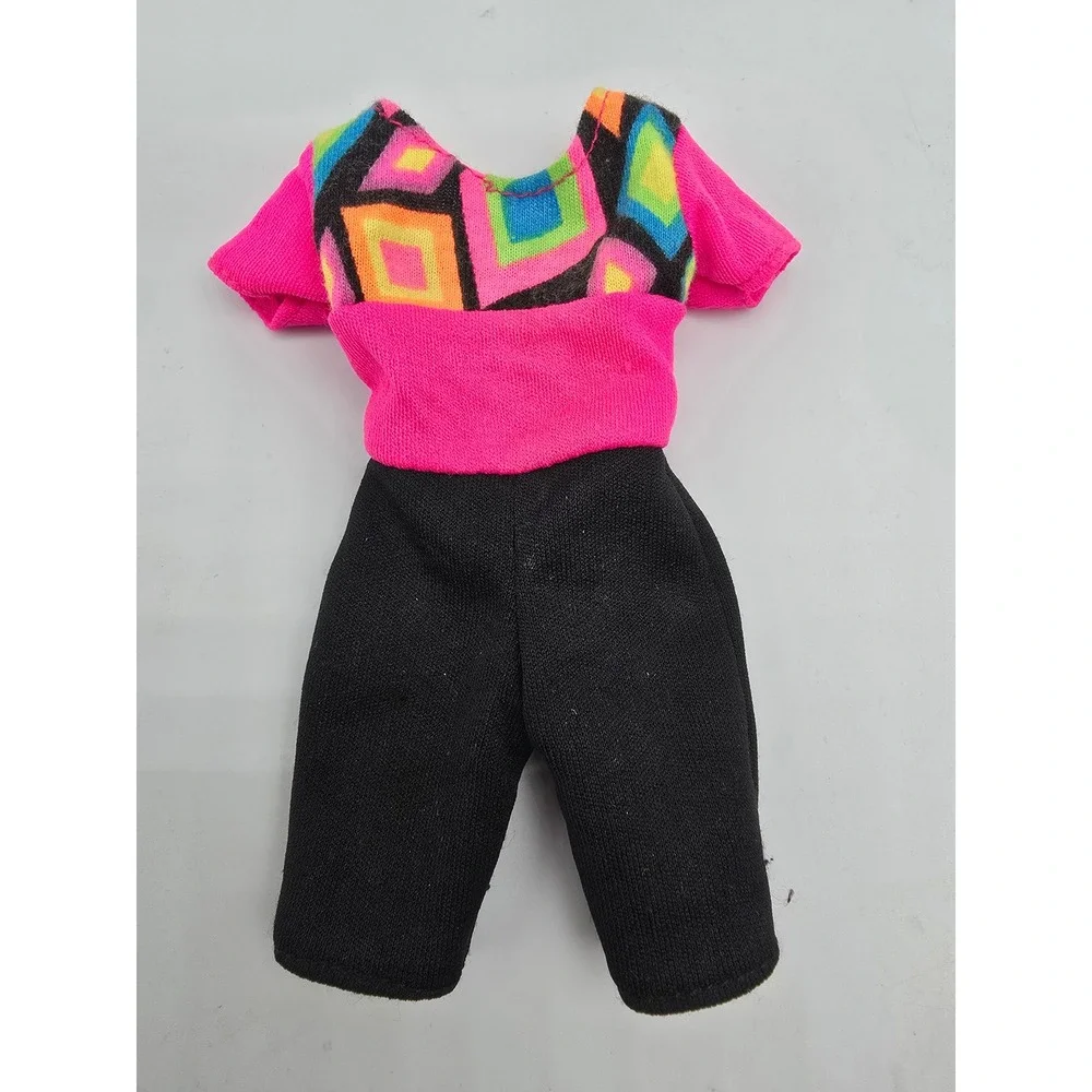 Vintage 90s & Y2K Barbie Clothes Lot Jumpsuit Floral Dresses Pink‎ Tops 6 Piece